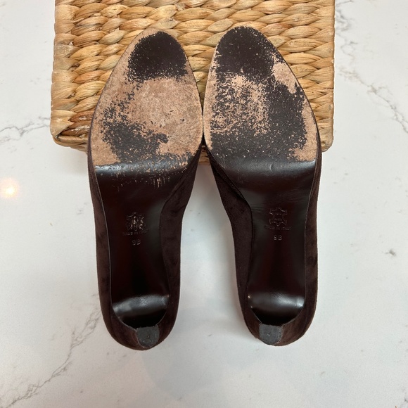 St. John Brown Suede Heels - Picture 7 of 8